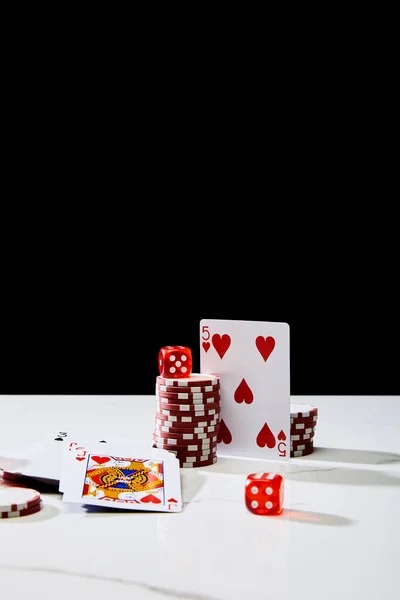 Live dealer studio setup showing multi-camera angles during a blackjack session at langit77